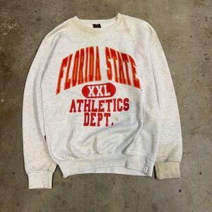Florida State Seminoles Athletics Dept Crewneck Sweatshirt Medium Vintage